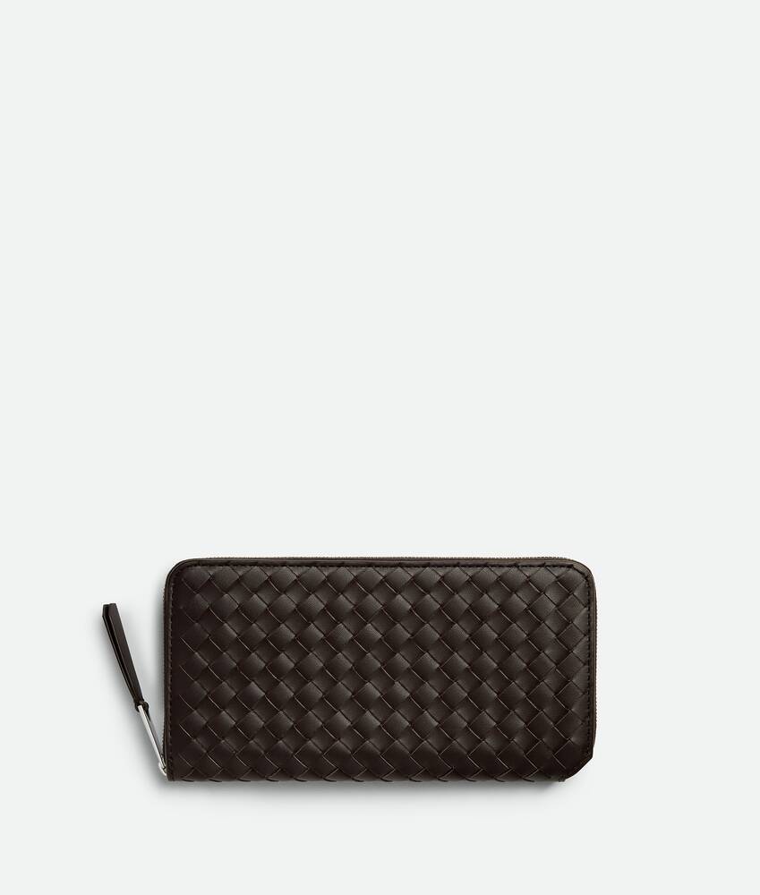 Display a large version of the product image 1 - Intrecciato Piccolo Zip Around Wallet