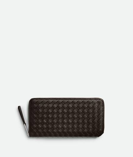 Intrecciato Piccolo Zip Around Wallet