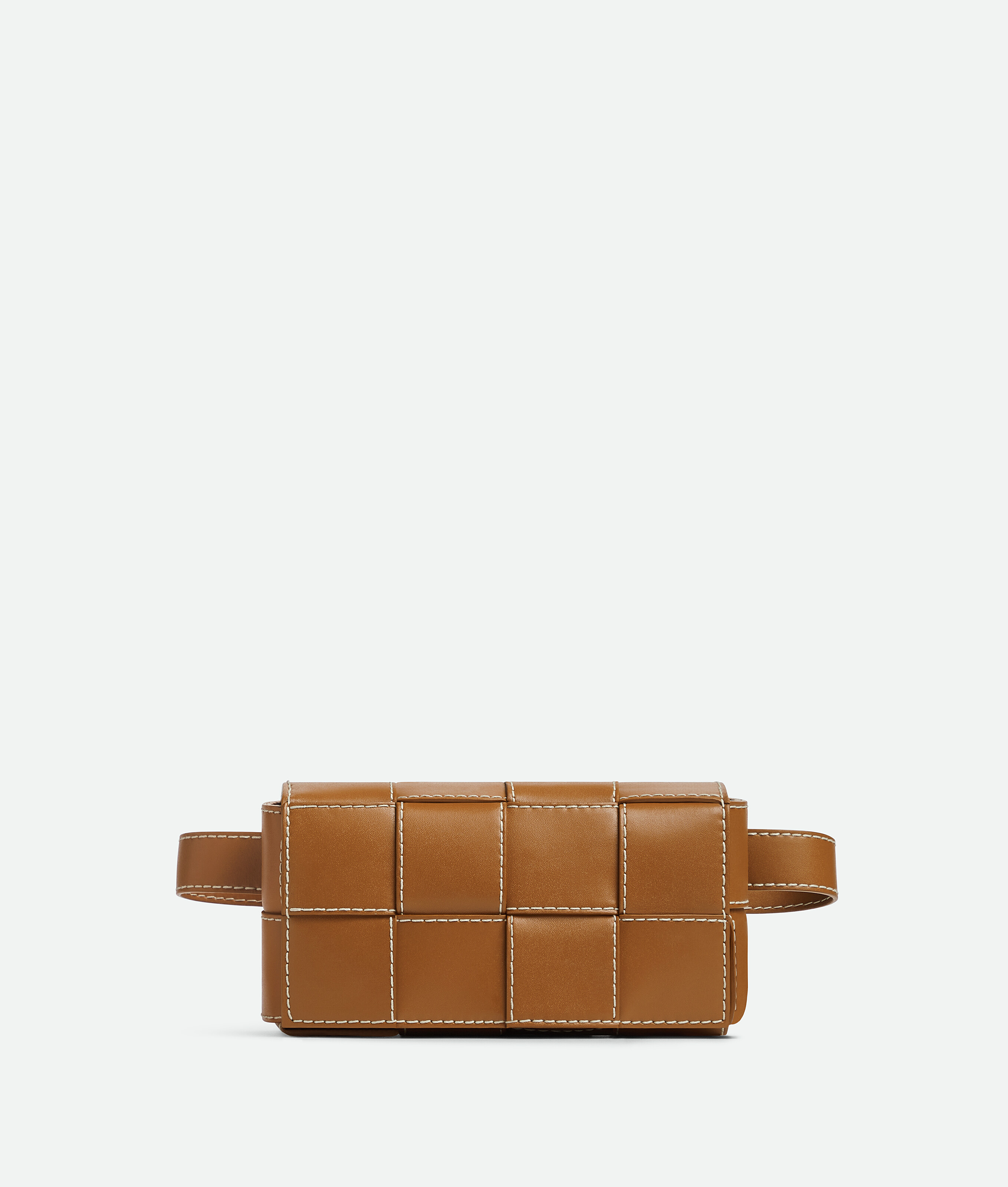 Bottega Veneta Cassette Belt Bag In Brown