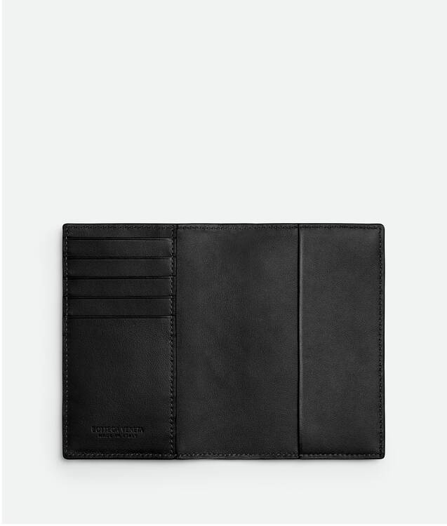 Bottega Men's Passport Case in Black. Shop online now.