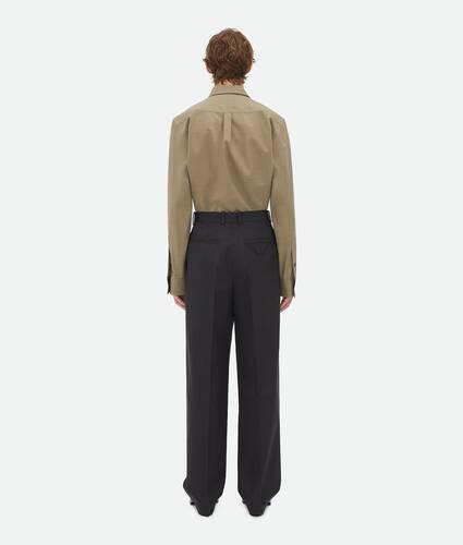 Light Tailored Wool Trousers