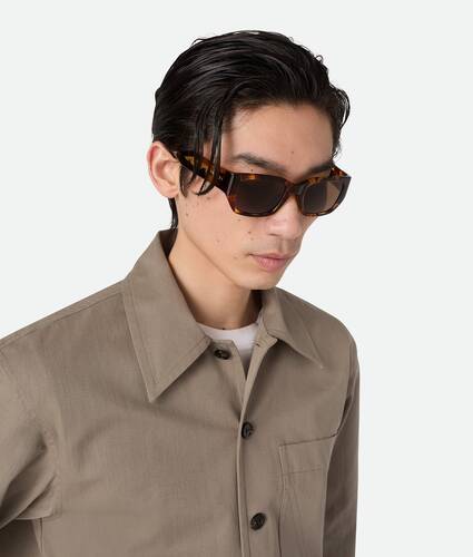 Intrecciato Square Sunglasses