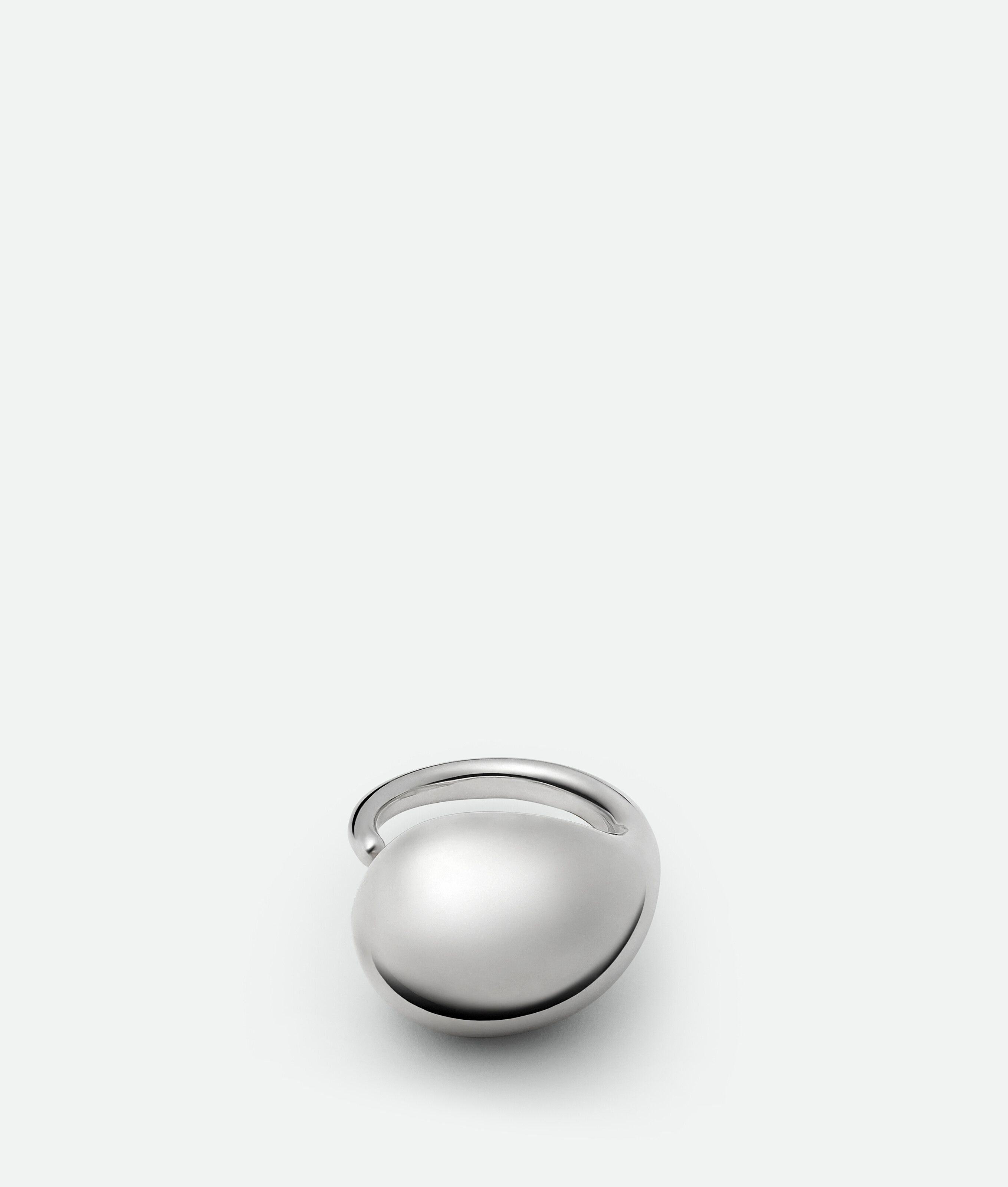 Bottega Veneta Bague Drop In Silver