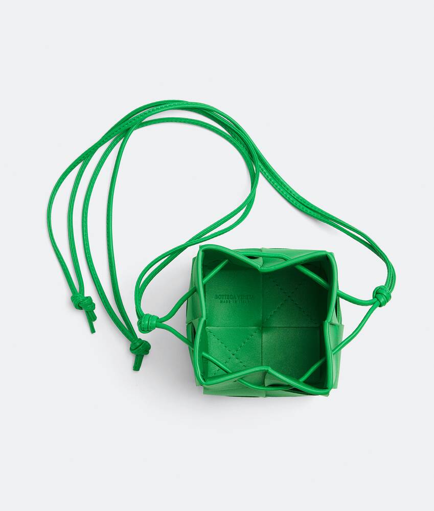 Bottega Veneta® Mini Cassette Bucket Bag in Parakeet. Shop online now.