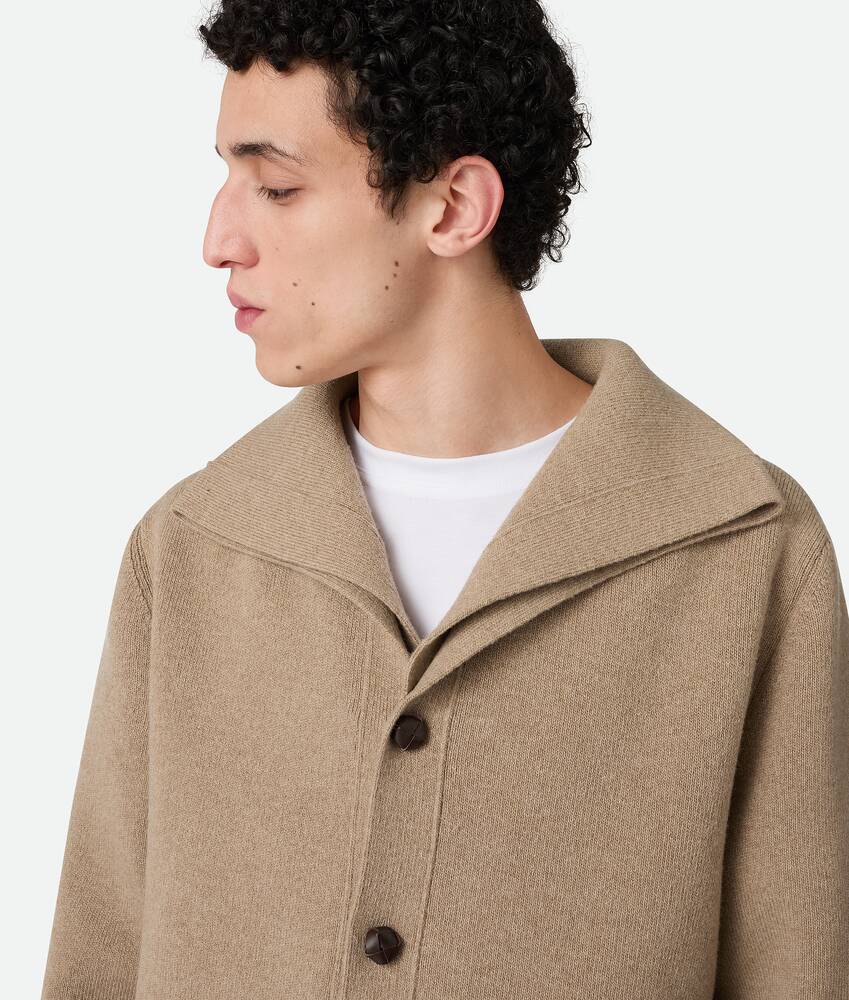 Ein größeres Bild des Produktes anzeigen 4 - Cardigan aus kompakter Wolle