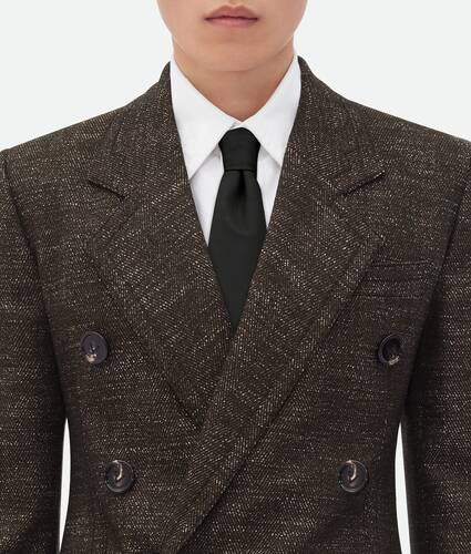Textured Wool Speckled Fitted Jacket