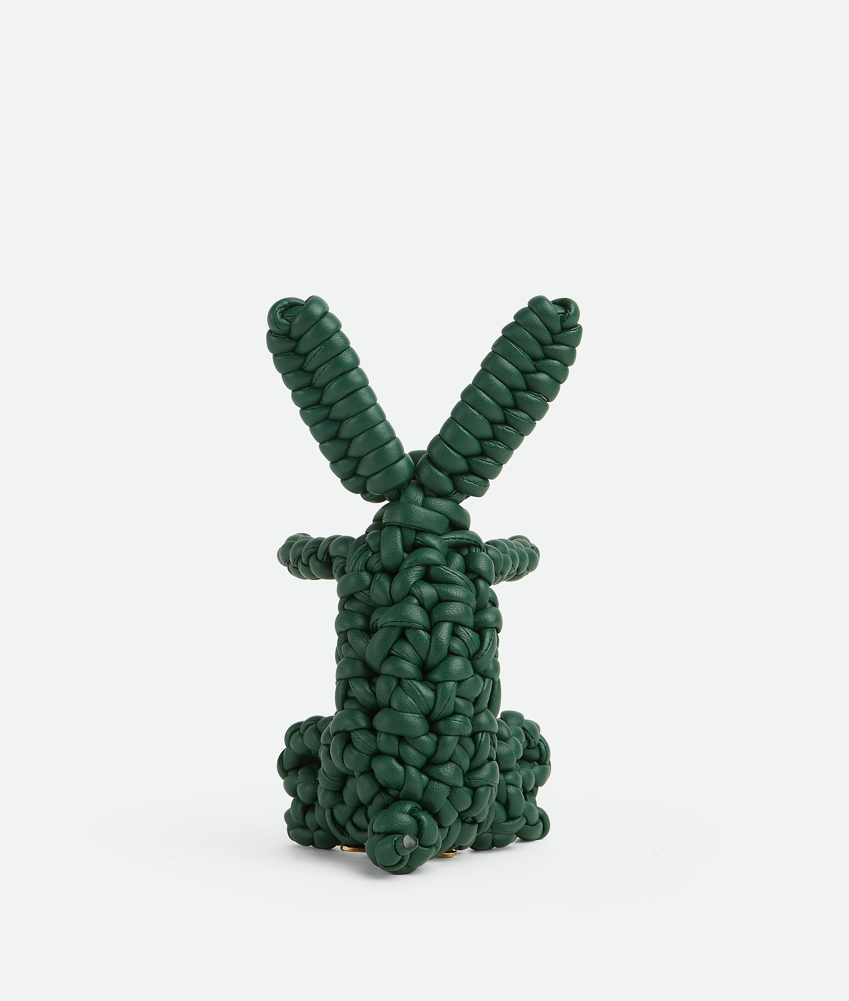 Shop Bottega Veneta Intreccio Nappa Rabbit In Green