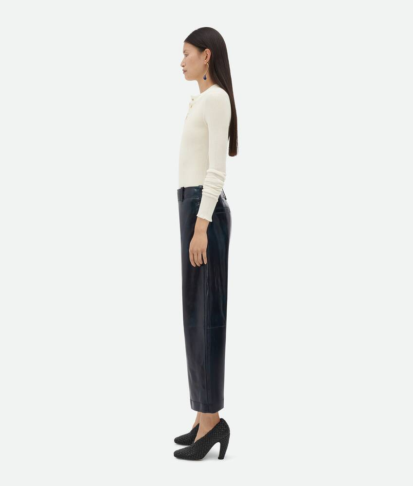Display a large version of the product image 2 - Leather Culotte Trousers