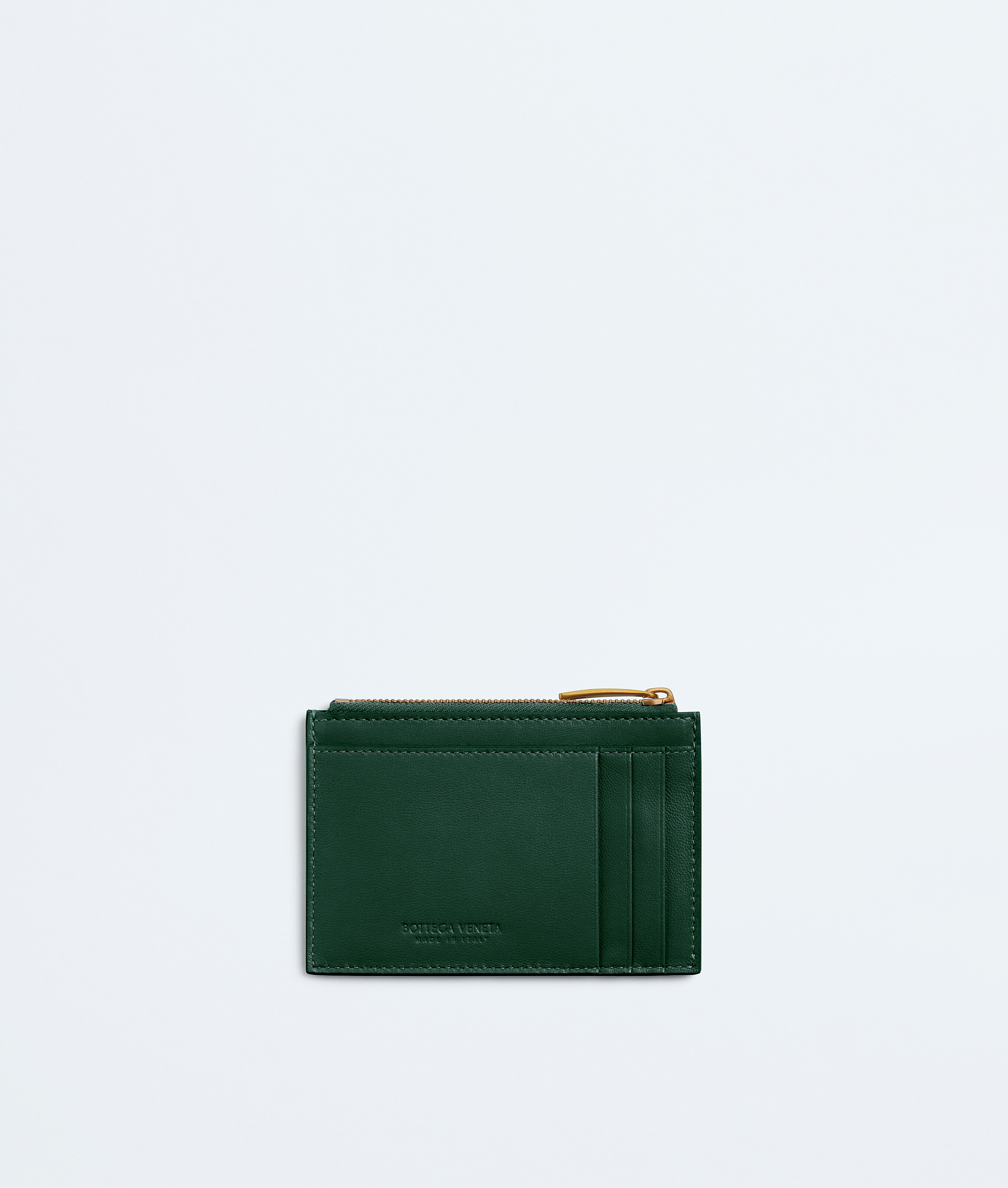 Women's Cassette Zipped Card Case in Emerald green Bottega Veneta Greece EN - Image 3