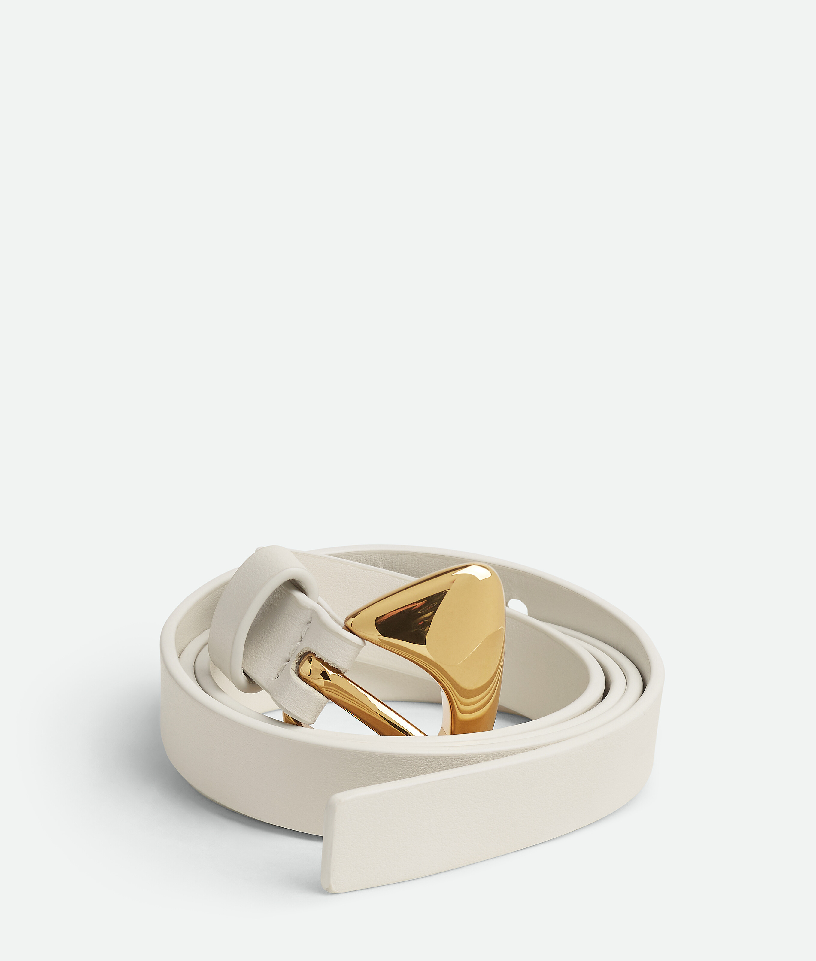 Bottega Veneta Women Fin Belt In Chalk