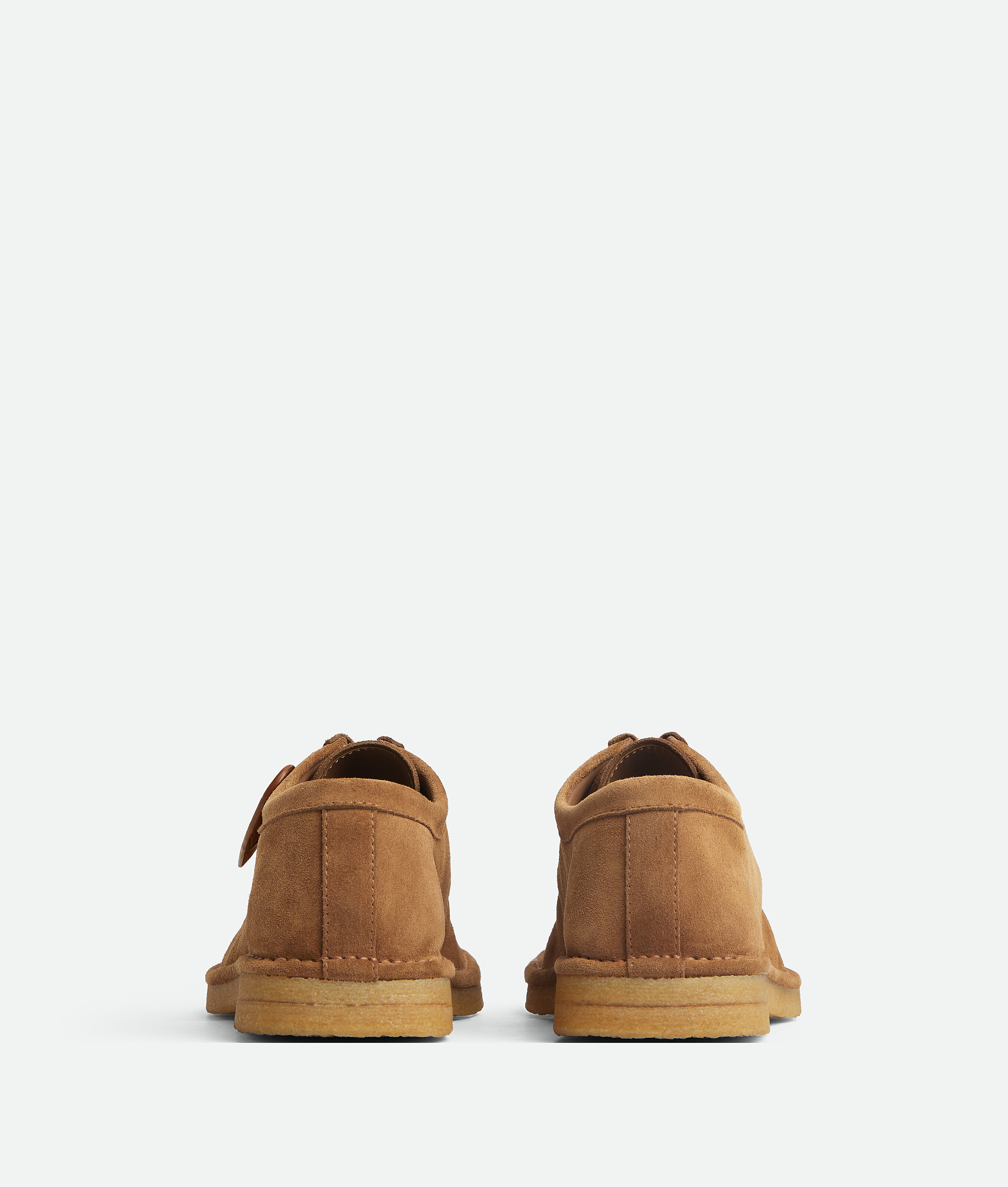 Bottega Veneta Suede Daddy Derby Shoes In Brown