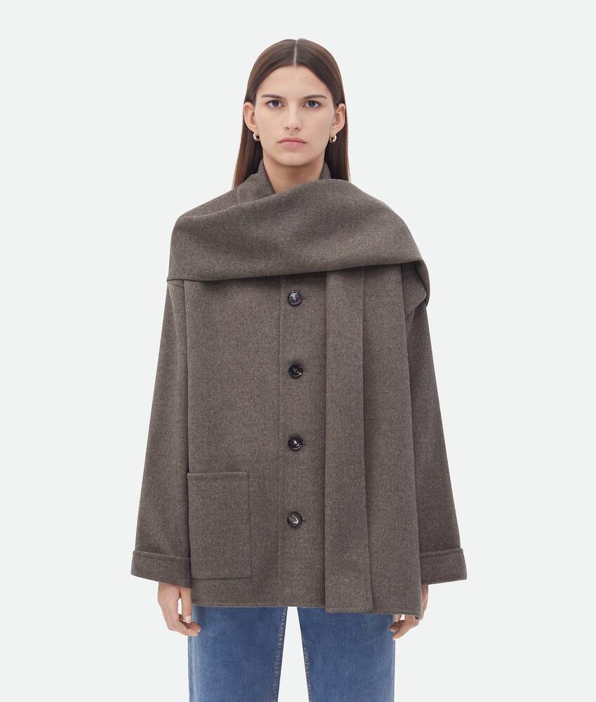 Display a large version of the product image 1 - Double Wool Cashmere Short Coat