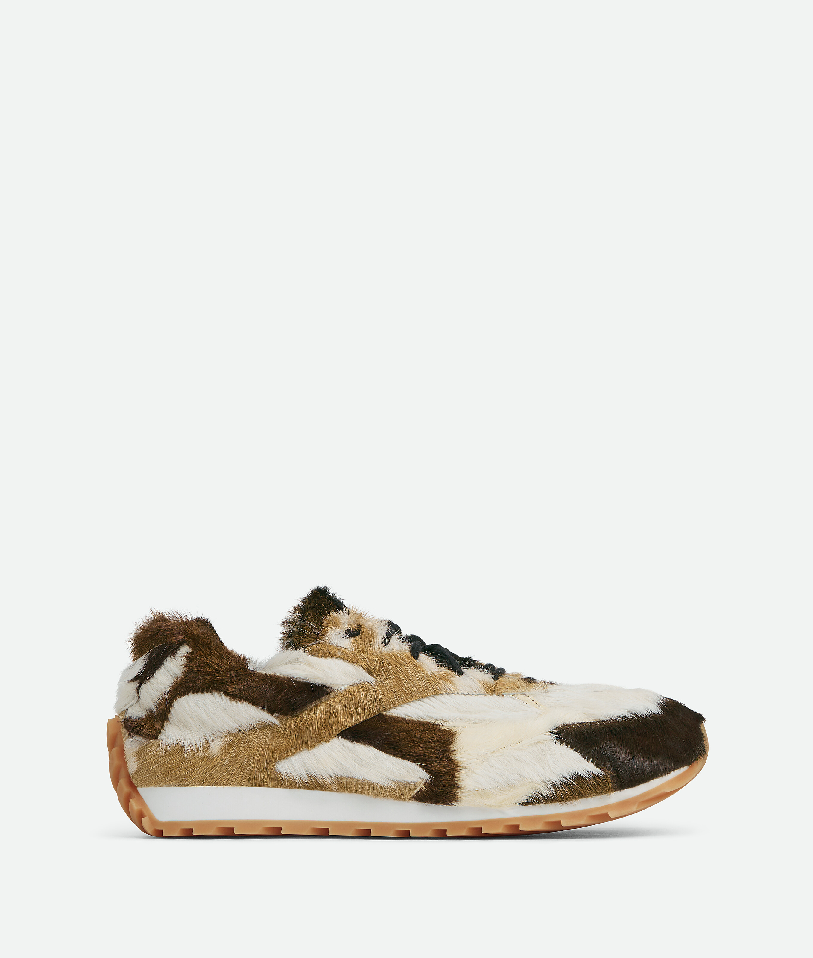 Shop Bottega Veneta Orbit Sneaker In Natural