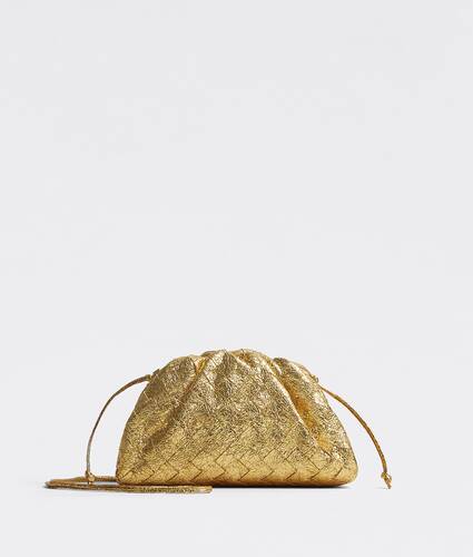 Bottega Veneta - Mini Pouch Oak Suede & Rhinestone Small Bag