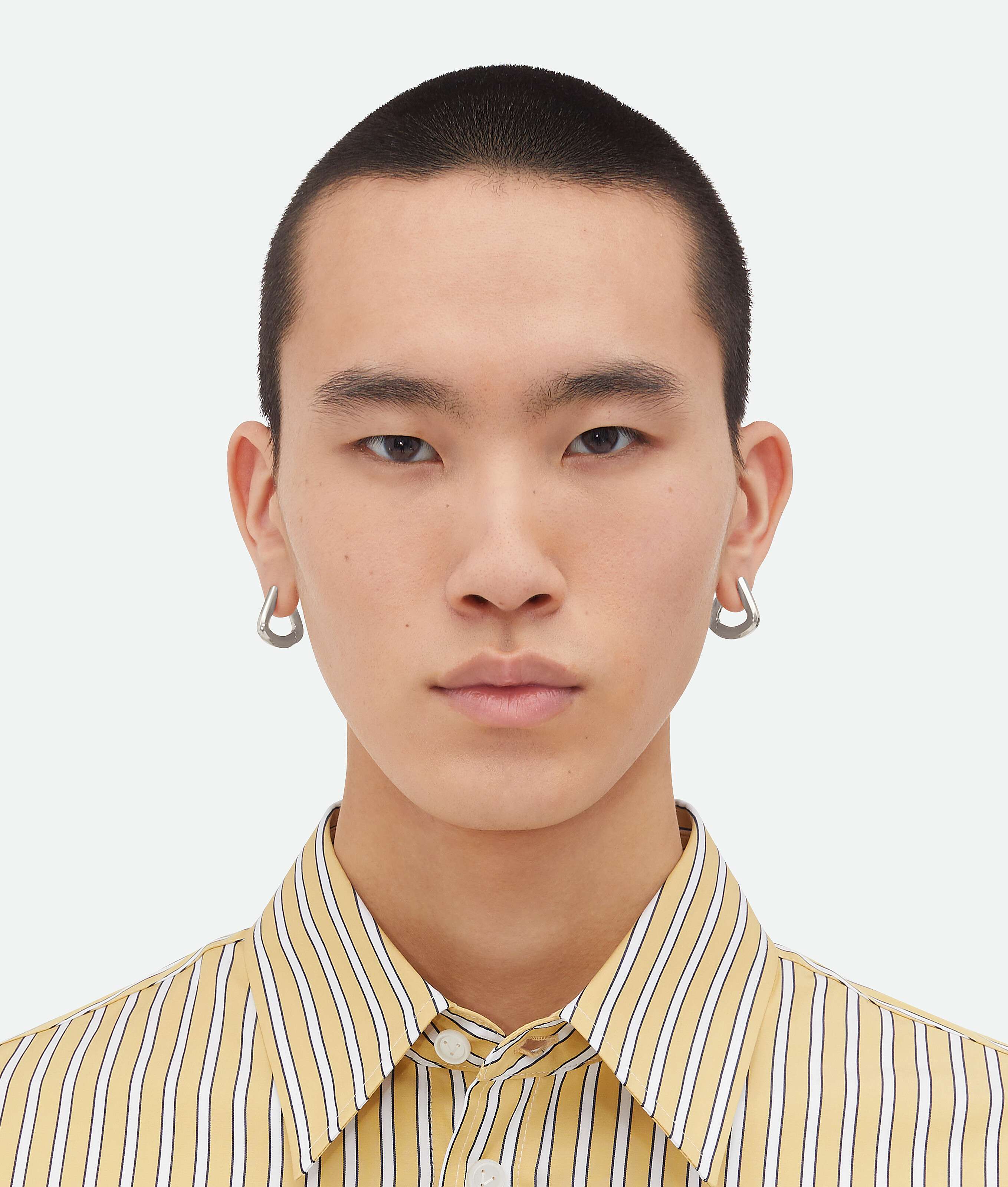 Bottega Veneta Fin Ohrringe In Silver