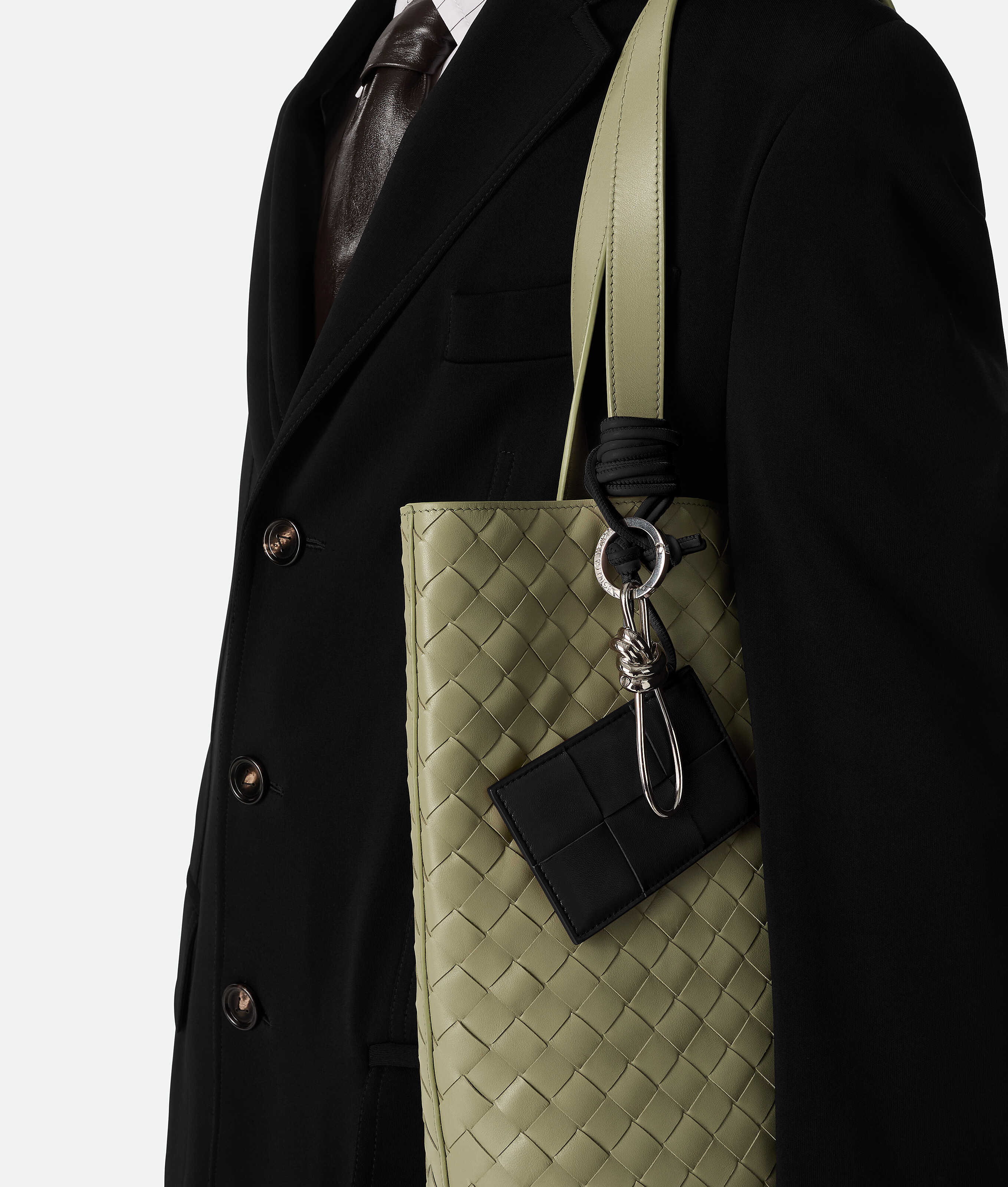 Bottega Veneta Porte-carte Cassette In Black