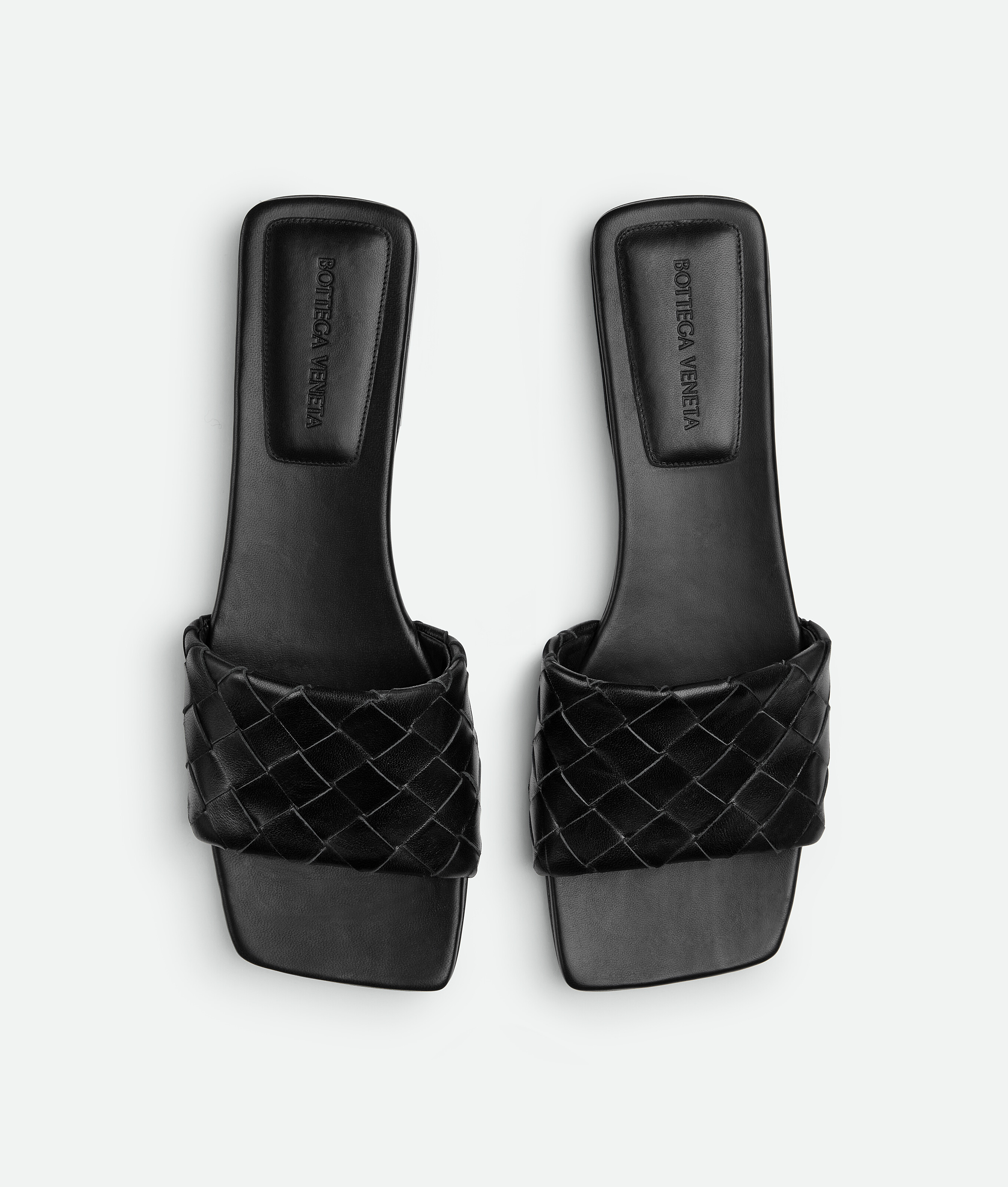 Women's Parco Flat Mule in Black Bottega Veneta Denmark EN - Image 5