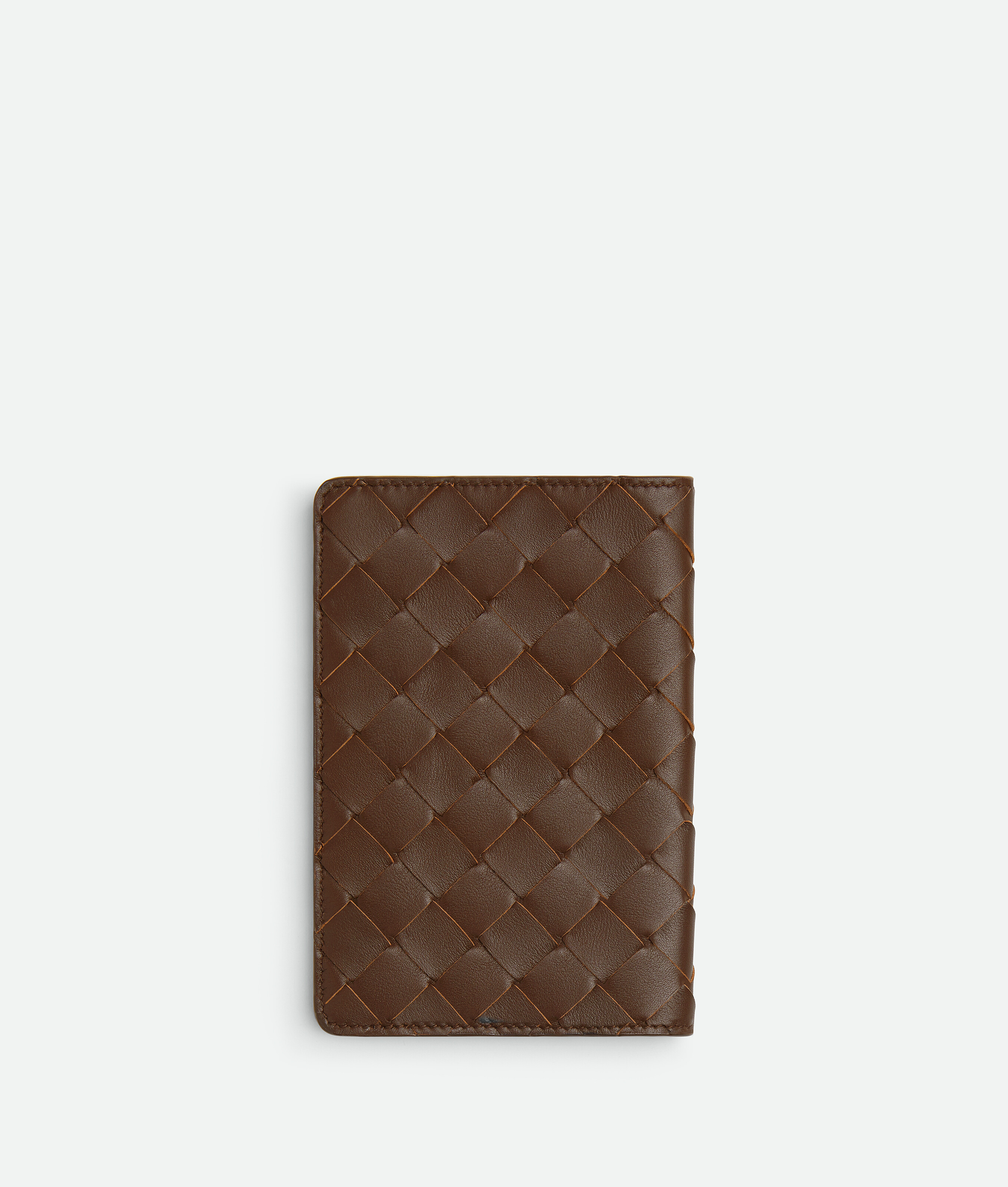 Shop Bottega Veneta Small Intrecciato Notebook Cover In Brown