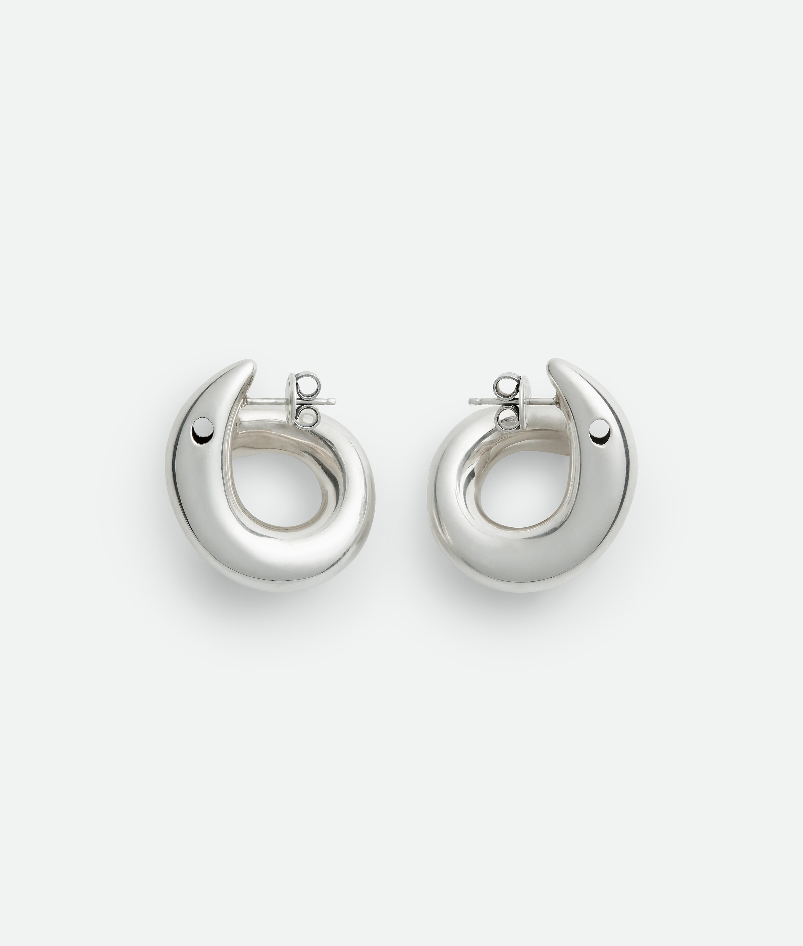 Bottega Veneta Sardine Earrings In Metallic