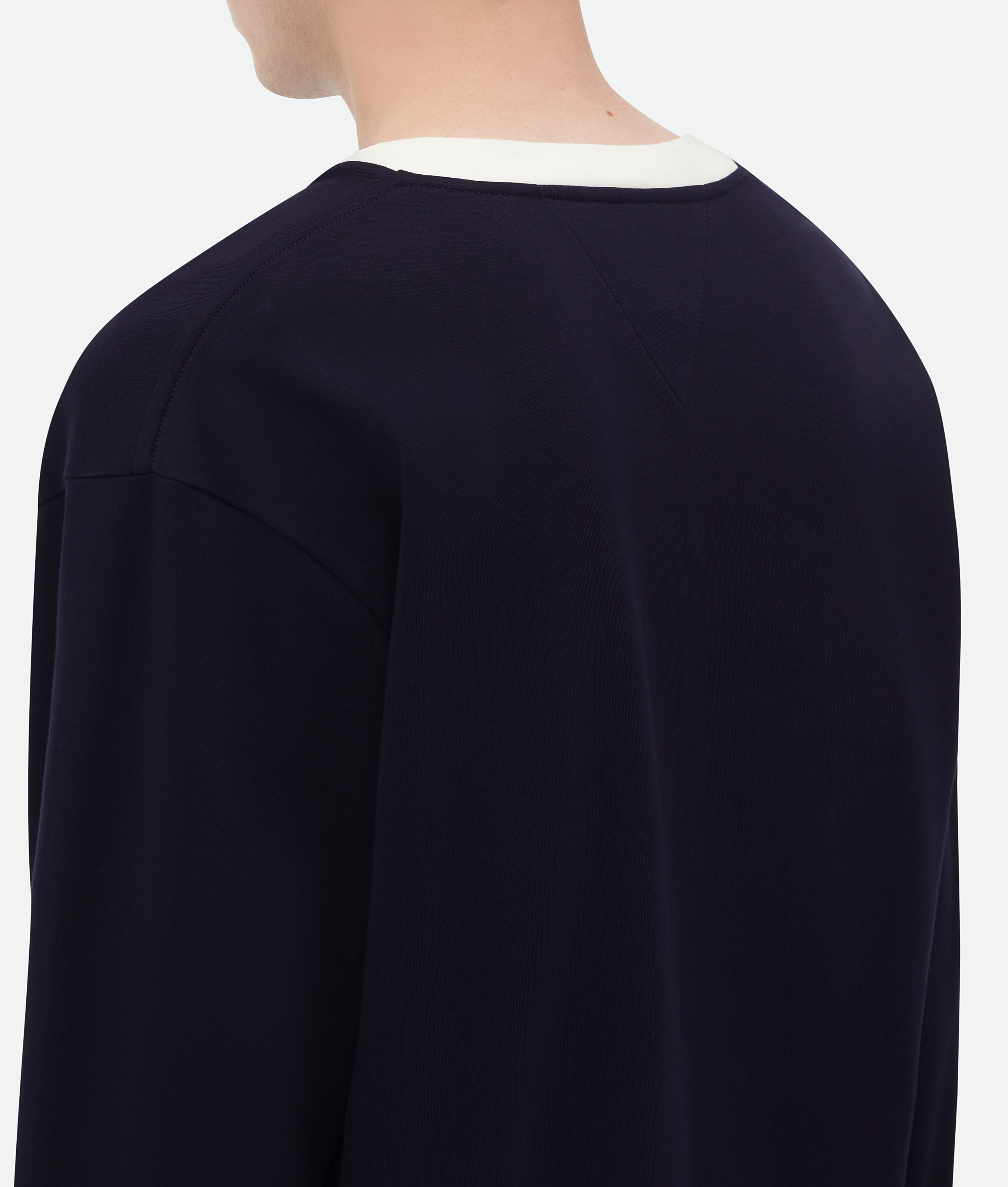 Shop Bottega Veneta T-shirt En Jersey Fluide In Blue