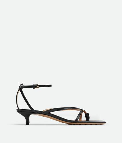 Bottega Veneta® Women's Stretch Strap Sandal in Black. Shop online now.