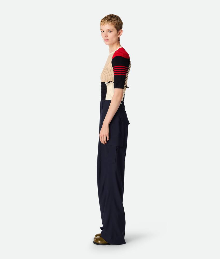 Display a large version of the product image 3 - Fine Wool Cargo Trousers