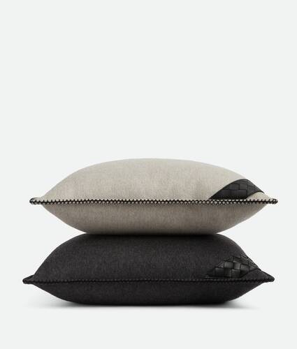 Intrecciato Patch Cushion