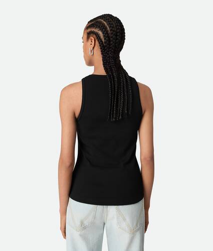 Stretch Rib Cotton Tank Top
