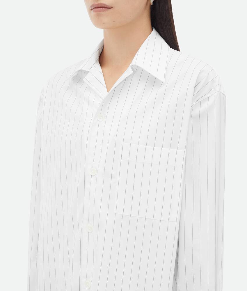Display a large version of the product image 4 - Cotton Pinstripe Shirt
