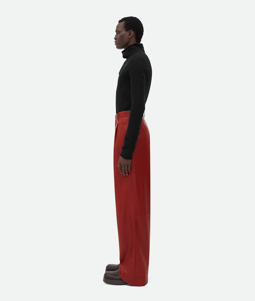 Display a large version of the product image 2 - Leather Wide Leg Trousers