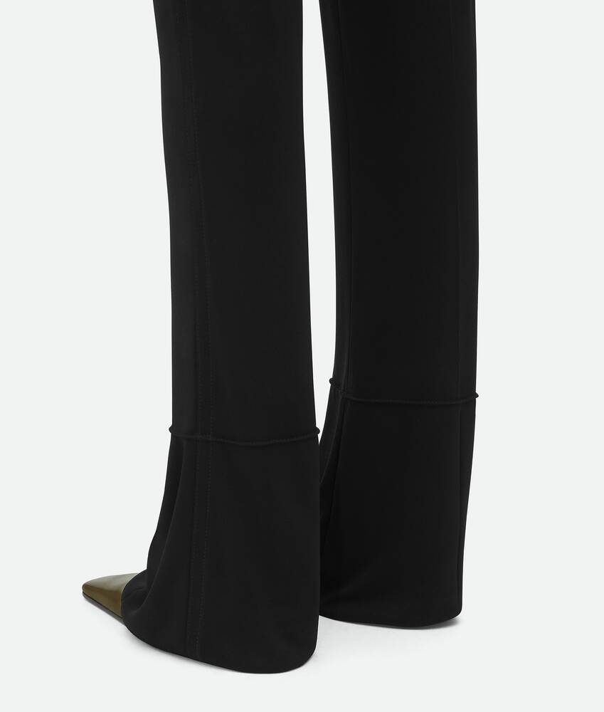 Display a large version of the product image 5 - Matt Viscose Jersey Flared Trousers