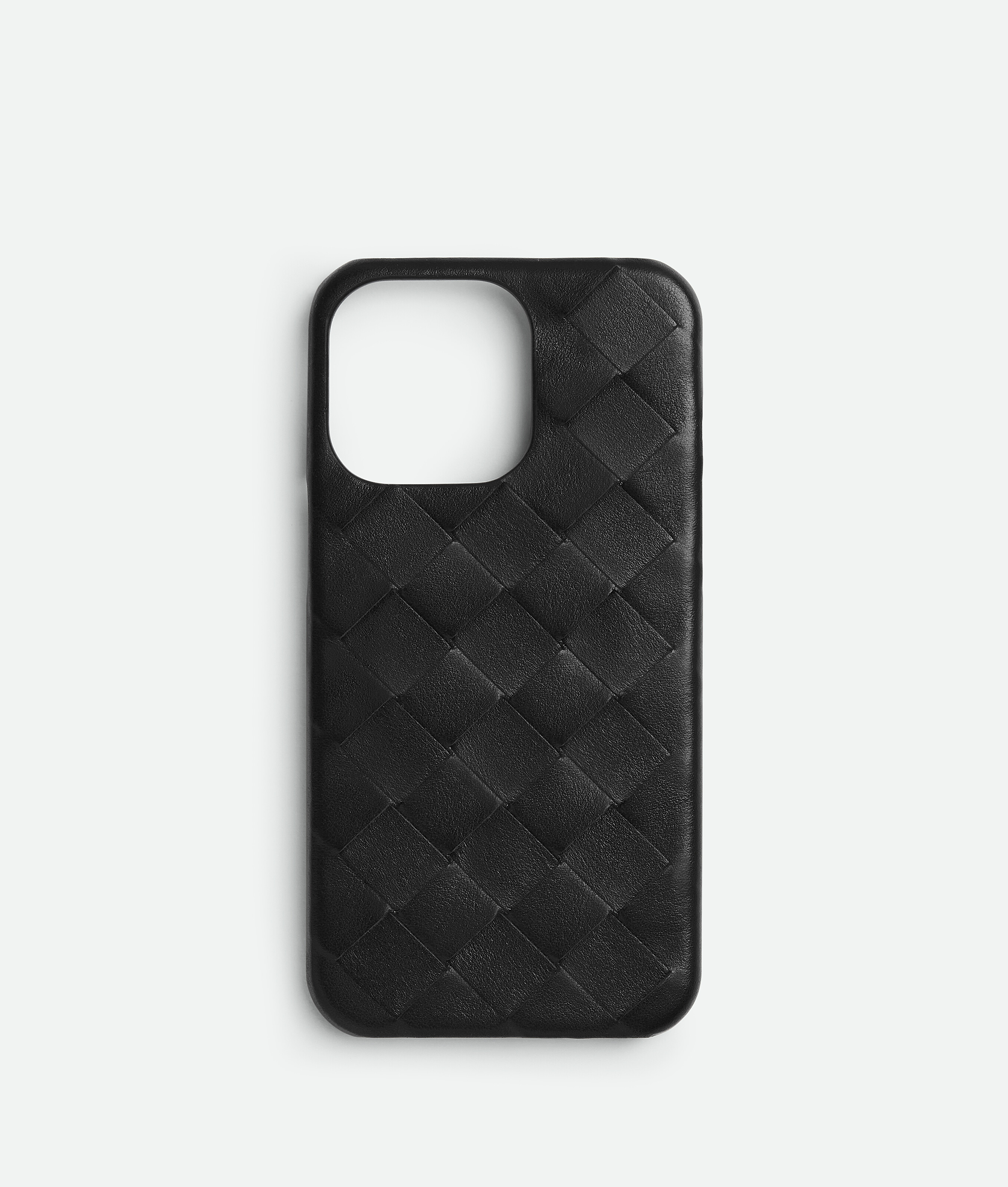 Bottega Veneta Intrecciato Iphone 16 Pro Max Hülle - Black - Herren - Kalbsleder