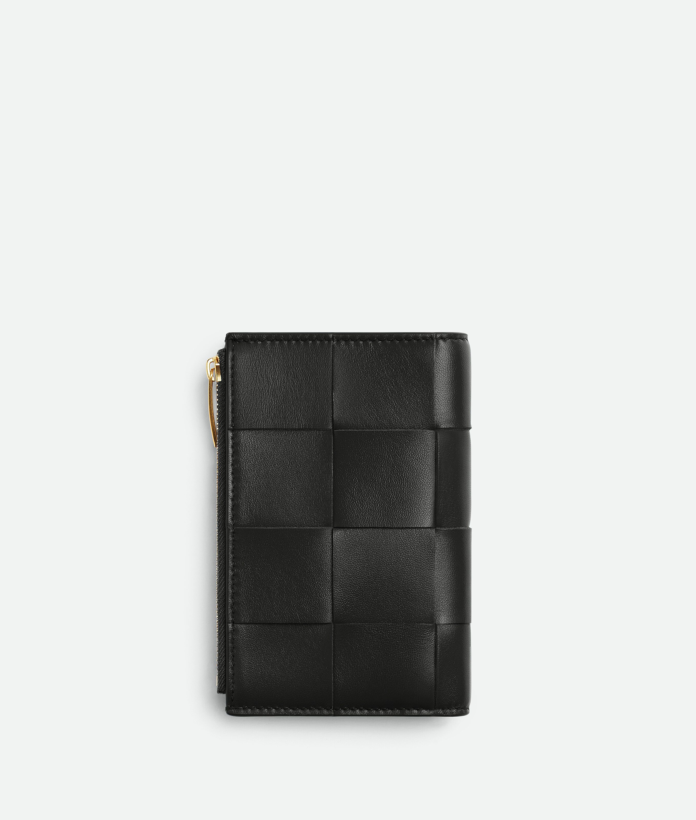 Shop Bottega Veneta Mittelgrosses Cassette Bi-fold Portemonnaie In Black