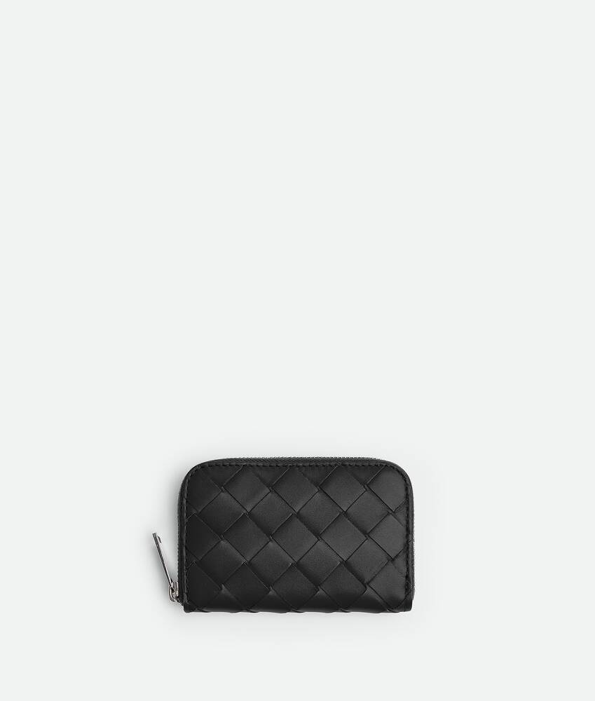 Bottega Veneta® Men's Zipped Coin Purse in Black. Shop online now.