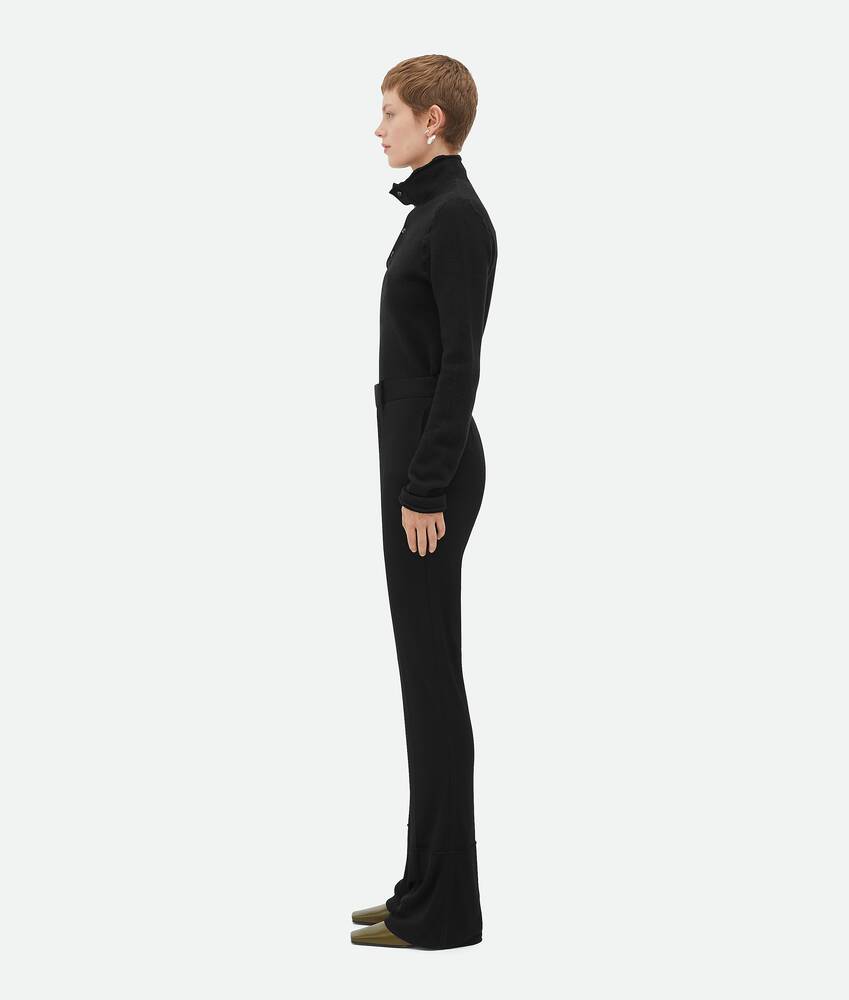 Display a large version of the product image 2 - Matt Viscose Jersey Flared Trousers