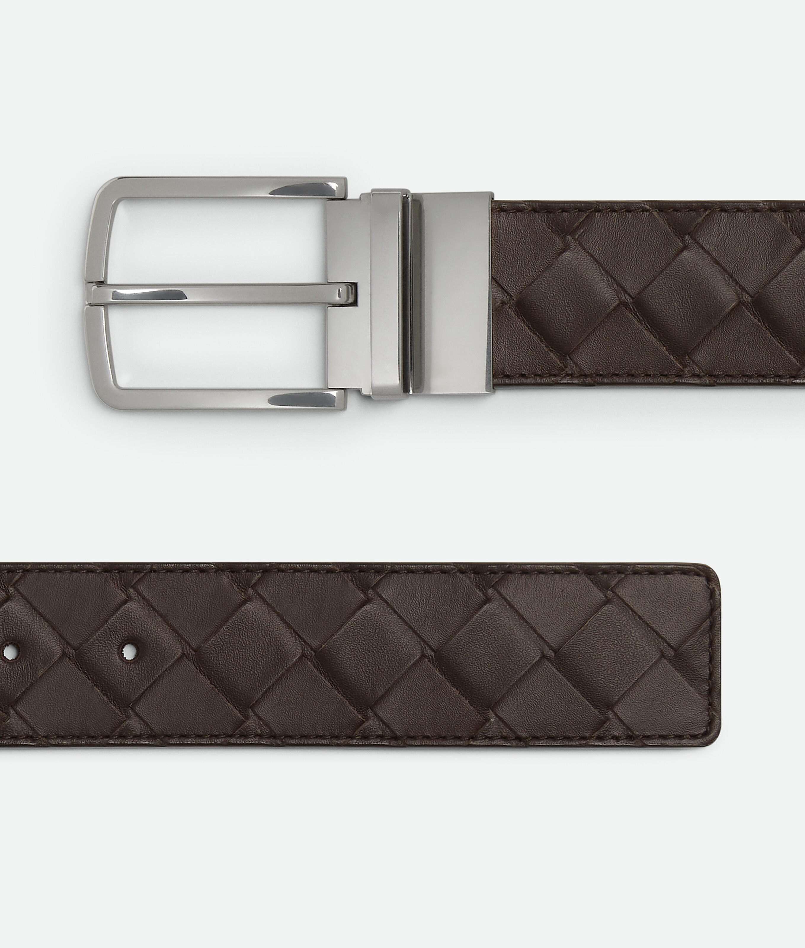 BOTTEGA VENETA INTRECCIATO REVERSIBLE BELT