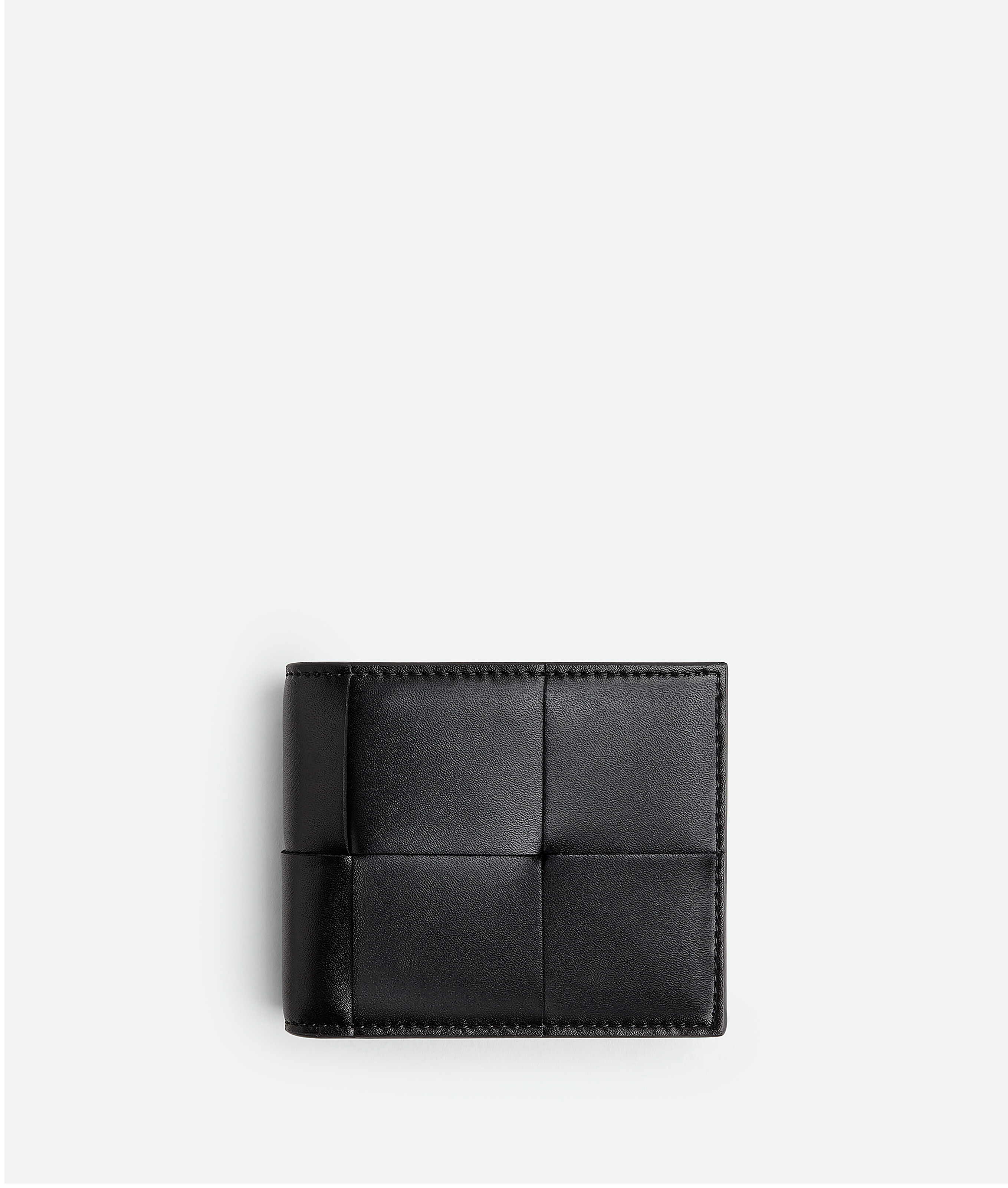 Bottega Veneta Cassette Bi-fold Wallet With Coin Purse In Black