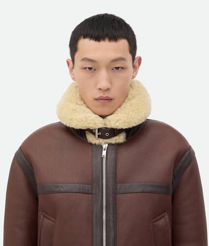 Blouson aviateur en shearling