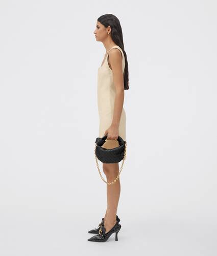 Jodie leather handbag Bottega Veneta Black in Leather - 34379008