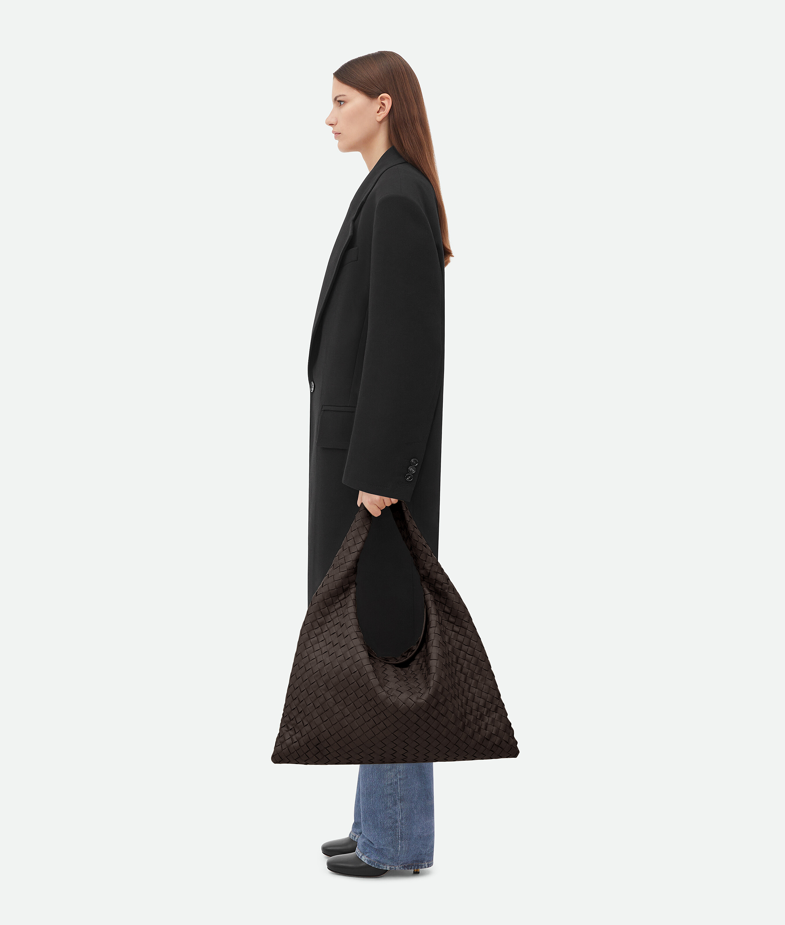 Bottega Veneta Large Hop In Brown
