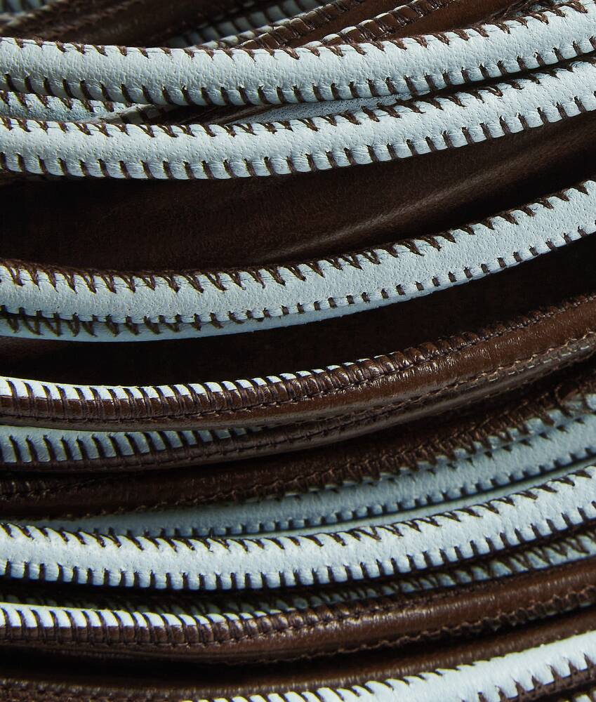 Women's Mini Jodie in Light brown / Teal washed Bottega Veneta United Kingdom EN - Image 6