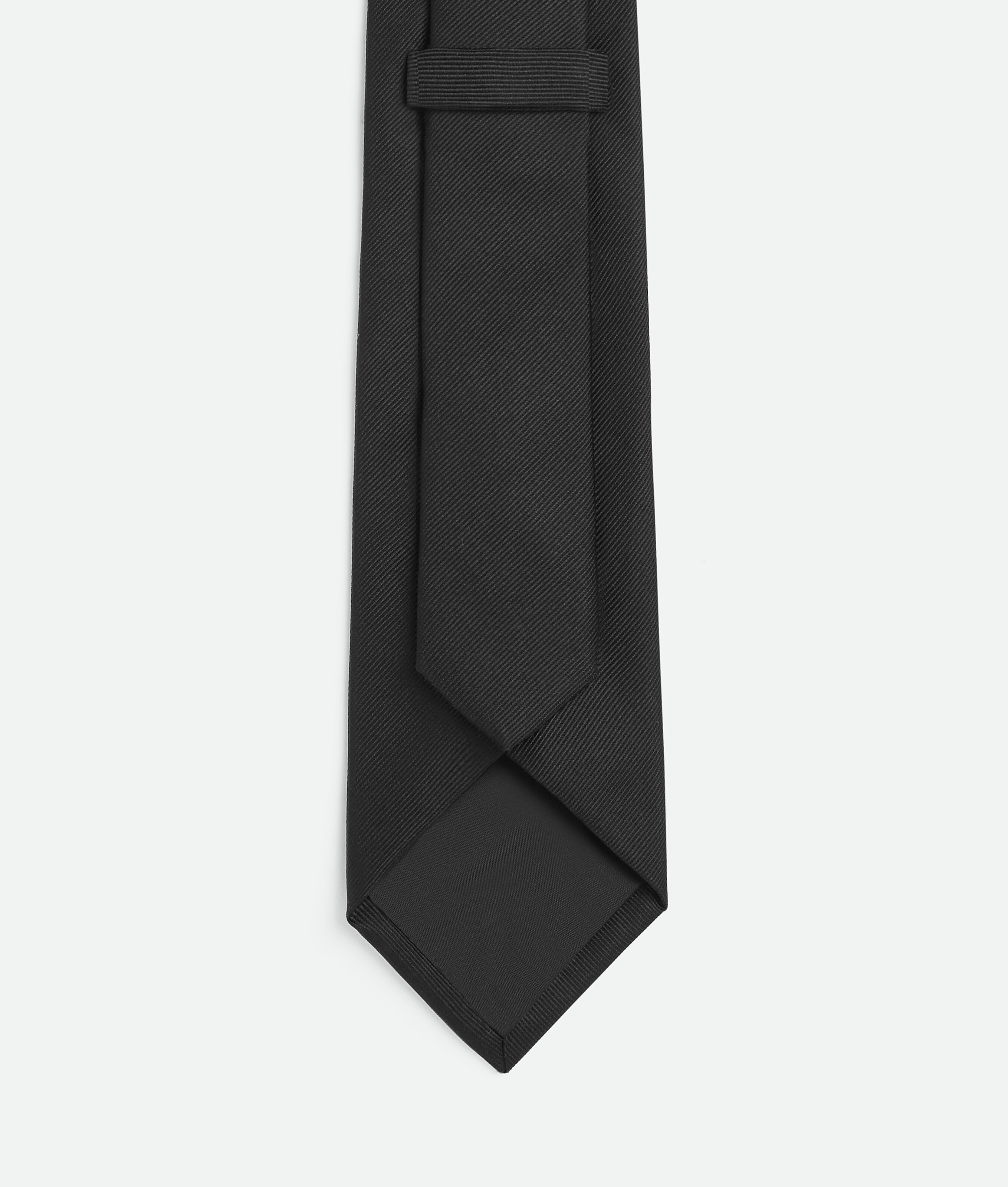 Shop Bottega Veneta Silk Twill Tie In Black
