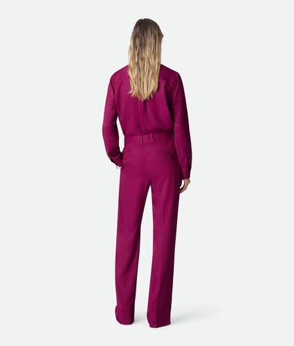 Viscose And Silk Twill Pants