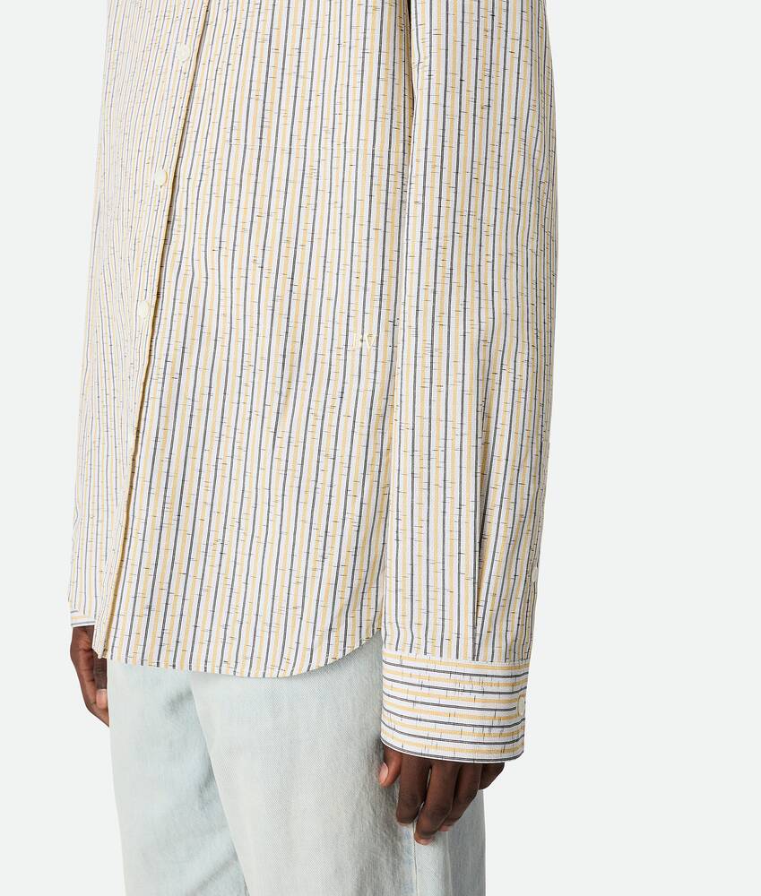 Display a large version of the product image 4 - Cotton And Linen Stripe Shirt