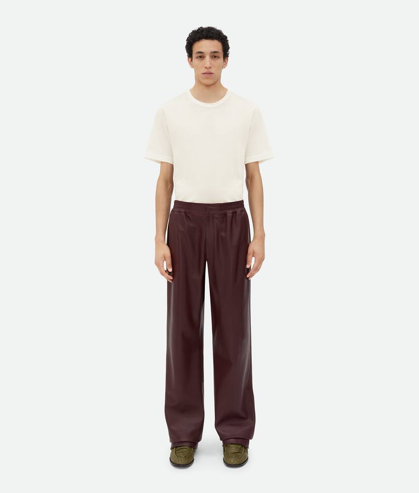 Display a large version of the product image 1 - Wide Leg Leather Trousers
