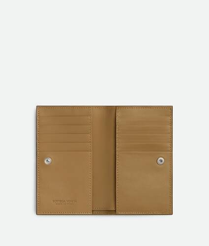 Intrecciato Medium Bi-Fold Wallet With L-Zip