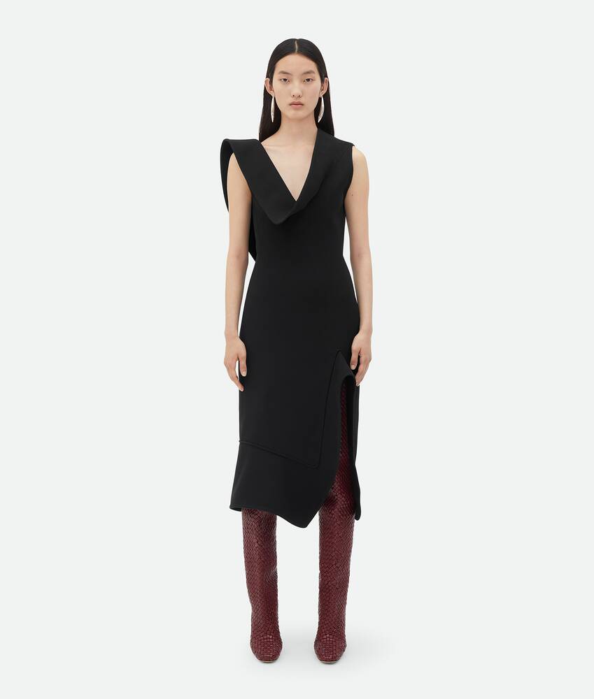 Display a large version of the product image 4 - Structured Cotton Midi Dress