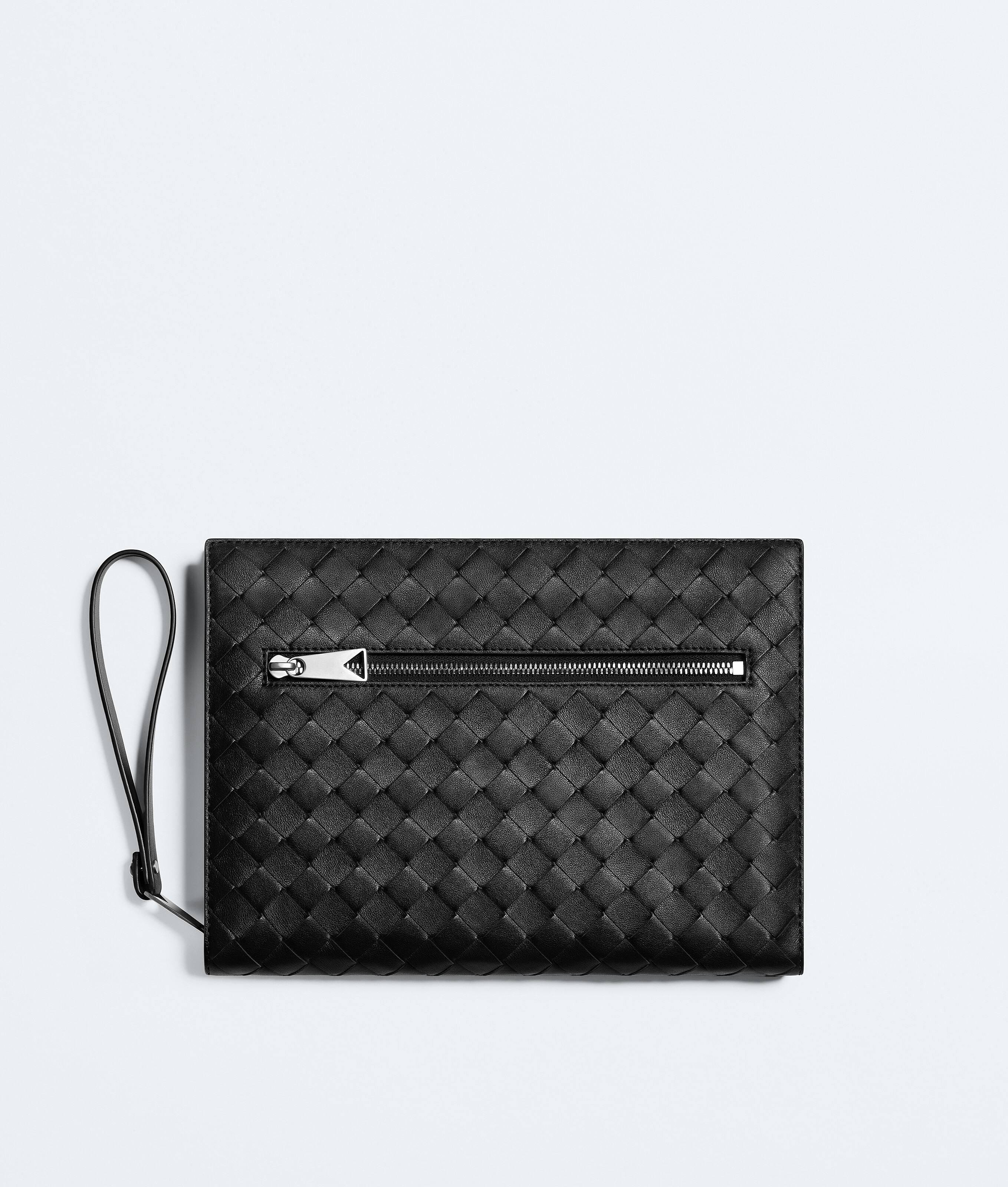 Small Intrecciato Document Case With Wristlet