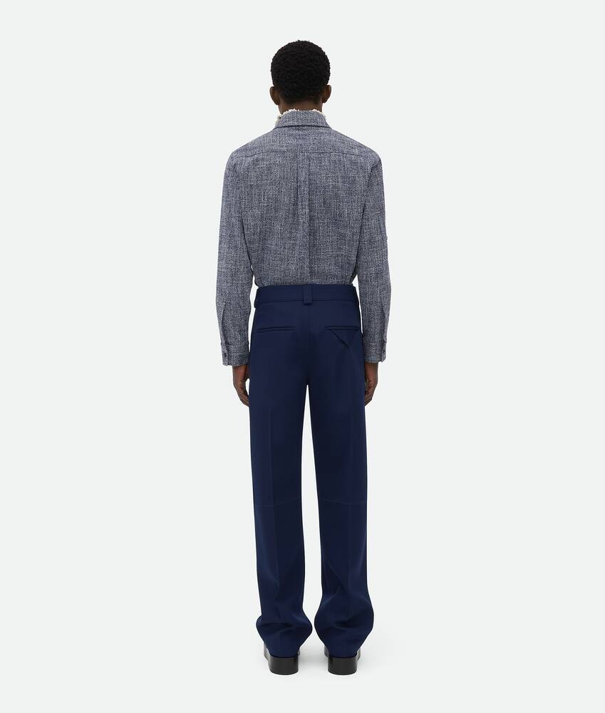 Display a large version of the product image 3 - Wool Grain De Poudre Trousers