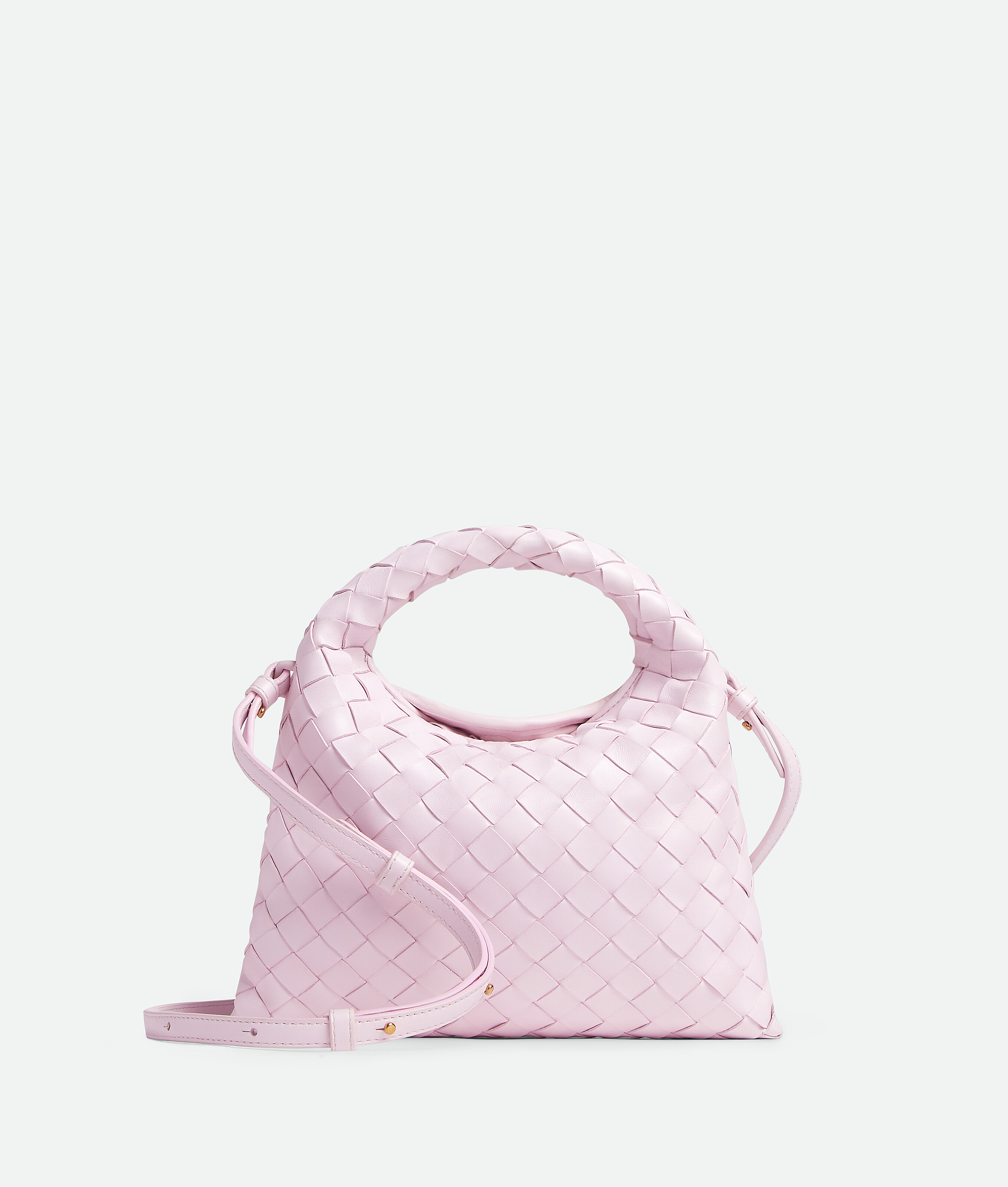 Shop Bottega Veneta Mini Hop In Bliss Washed